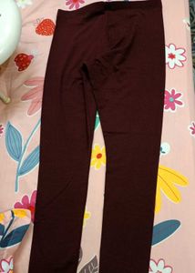 New H&amp;M Maroon Leggings