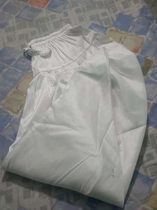 White Ethnic Dhoti Pant