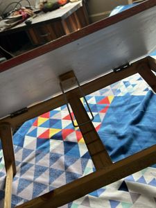 Red study table