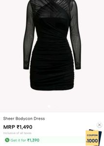 Sheer Bodycon Dress