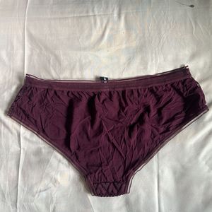 Burgundy Lace Panties