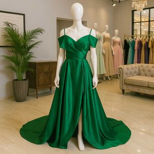 Elegant Emerald Green Gown