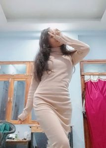 winter beige bodycon dress