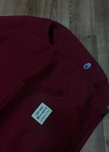 Champion Maroon unisex hoodie