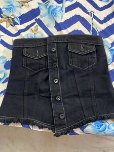 Denim Tube Top