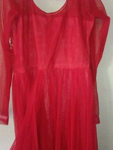 Ethnic Gown With Pyjama Nd Dupatta