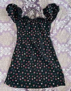 Nomad Black Floral Dress