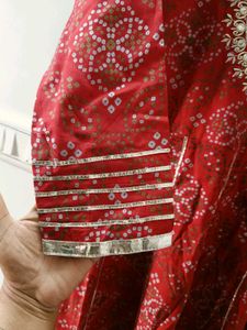 Bandhini Anarkali Kurta