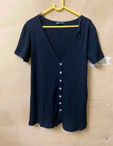 Zara V Neck Top