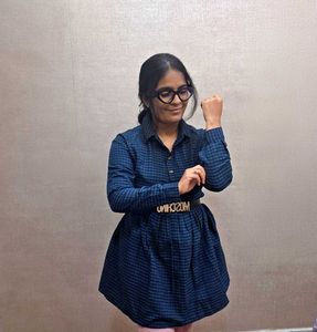 Checkered Empire Waist Tunic