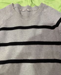 Striped Pullover Sweater