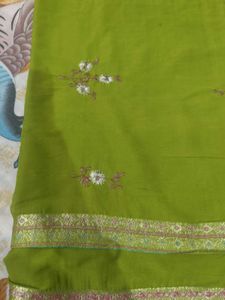 Beautiful Green Embroidered Ethnic Skirt
