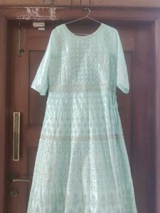 Elegant Embroidered Ethnic Gown