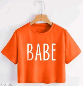 🍊Orange Crop T Shirt For Women