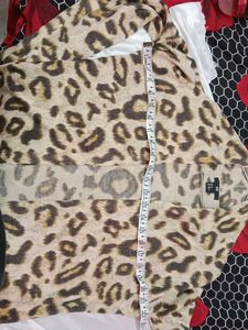 H&amp;M Leopard Print Front Open Cardigan