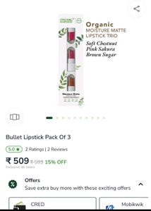 Organic Harvest Mini Lipstick 💄💫✨❤️💕