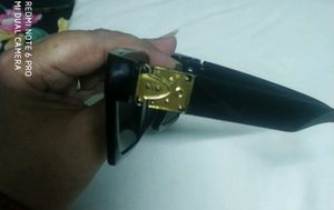 Two Black Fiber Goggles