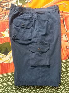 Blue Cargo Shorts