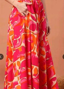 Floral Print Ethnic Skirt