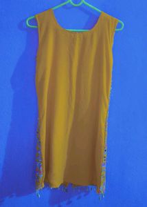 Embroidered Kurta With Mirror Work 🪞🪷