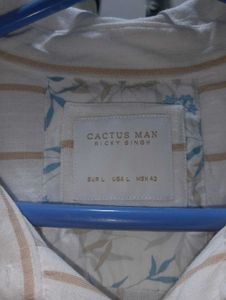 Striped Casual Shirt M size