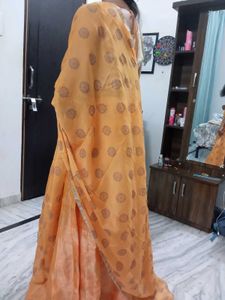 Leight Weight Elegant Orange Lehenga Choli Set. ✨