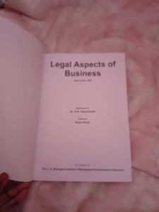 Legal Aspects of Business Book
