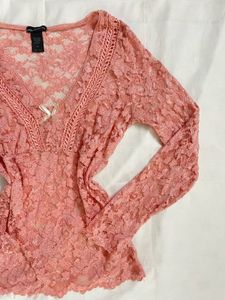 V-neck Lace Top