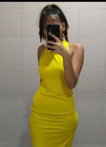 H&M Cross Back Sexy Dress | Halter