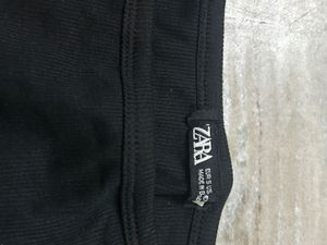 ZARA Black Long Sleeve Dress