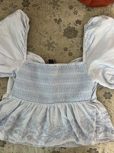 Zara Peplum Top