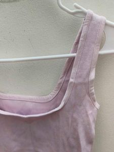 Cute Lavender Crop Top