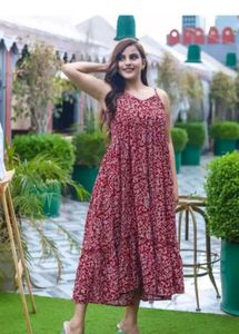 Floral Print Maxi Dress