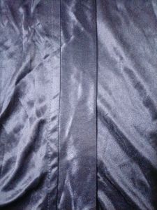 Navy Blue Satin Robe