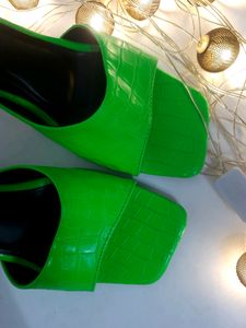 Neon Green Heels