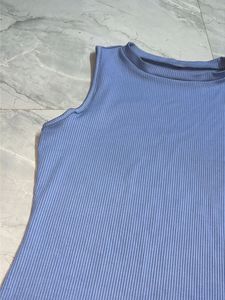 Blue Sleeveless Tank top