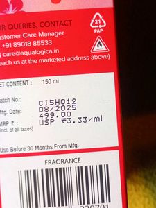 Aqualogica Body Mist Duo