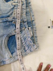 Cartoon Graphic Tank &amp; High Waisted Jeans Set