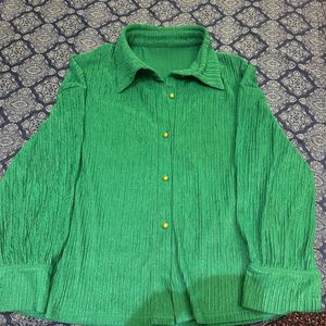 Green Causal Shirt