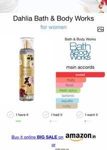 Bbw Dahlia 10ml Sample