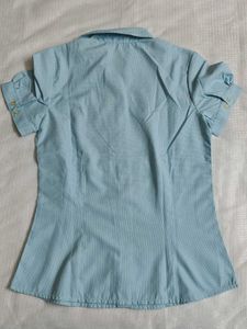🆕 Allen Solly Baby Blue Formal Shirt
