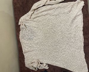 Loose Knit V-Neck Sweater