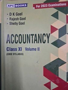Accountancy Book Part 1 And 2 By Dk Goel