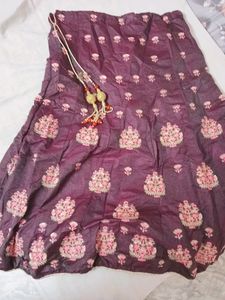 WINE 3PIECE LEHENGA