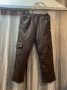 Brown Cargo Sweatpants