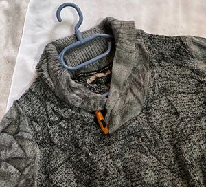 🎁Buy1 Get1 Free Grey Knit V-Neck Sweater I