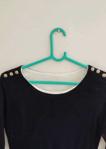 Elegant Black Long Sleeve Top