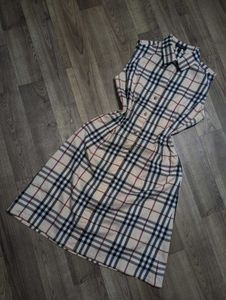 Burberry Plaid Shirt Dress