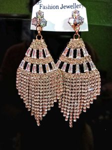 Gorgeous Stone Work Festive Wear Earrings