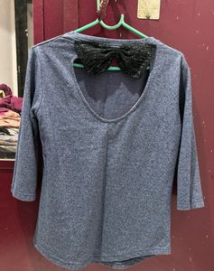 Medium Size T-shitrt With Heart Shape In Back